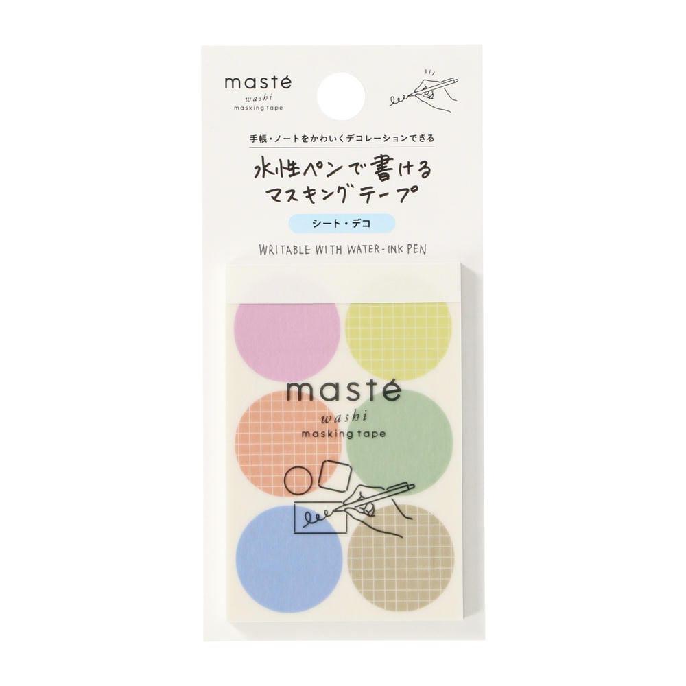 maste Masking Tape Sheets Circle