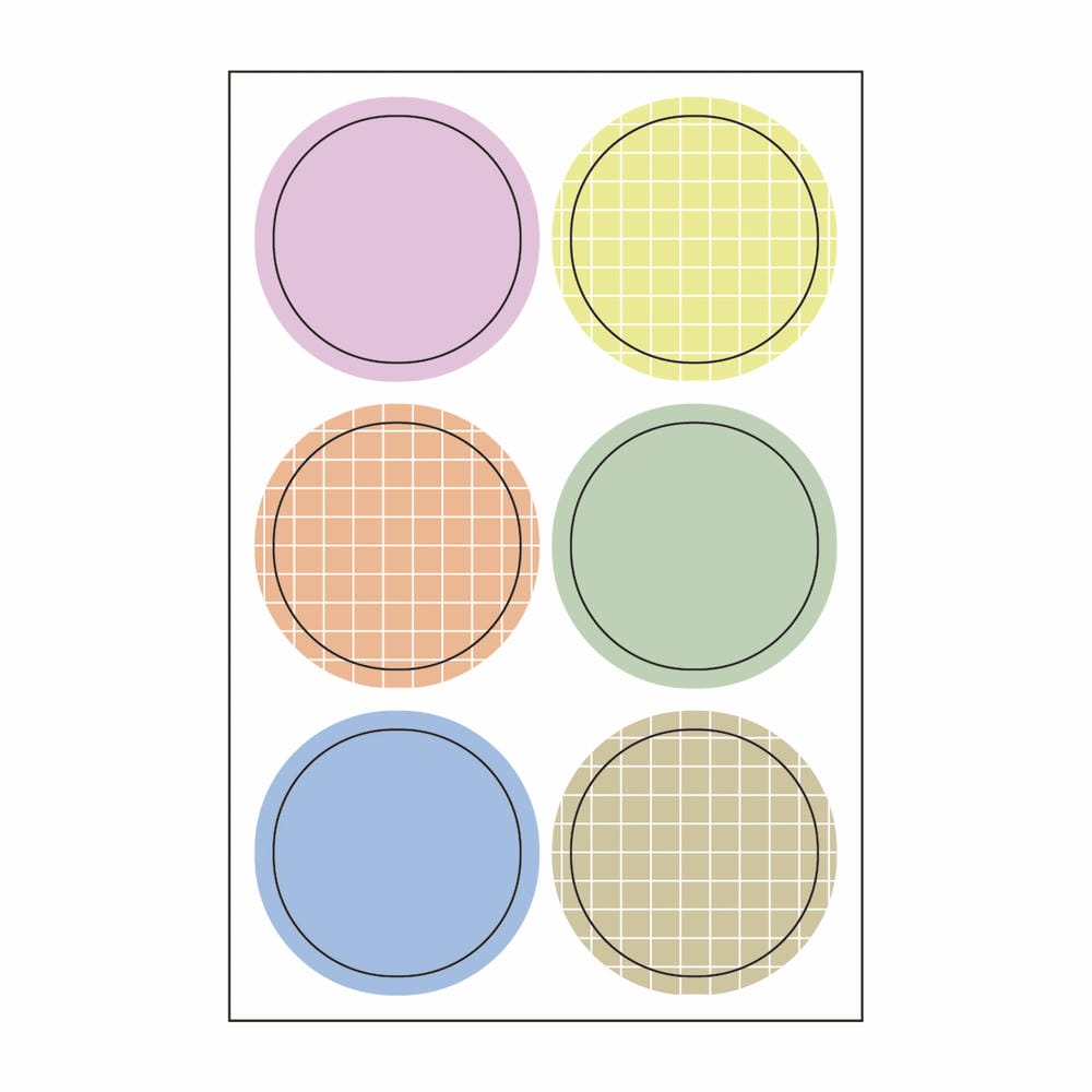 maste Masking Tape Sheets Circle