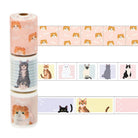 maste Masking Tape Slim 3 Rolls Cat