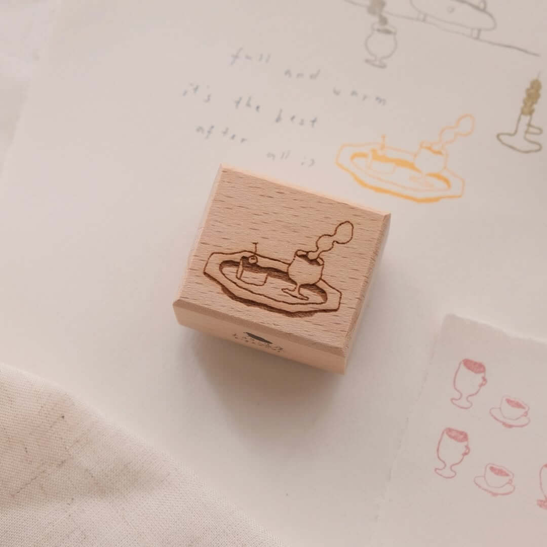 BIGHANDS Rubber Stamp Collection every day plate of warmth