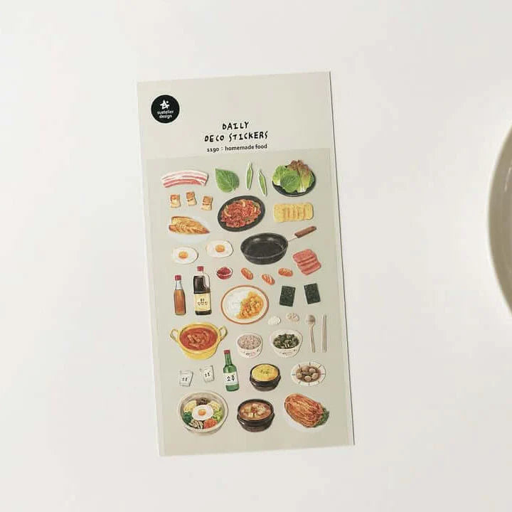 SUATELIER Sticker Homemade Food