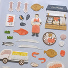 SUATELIER Sticker Fish Market