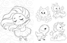 The Big Book of Kawaii Manga World Coloring by Piuuvy