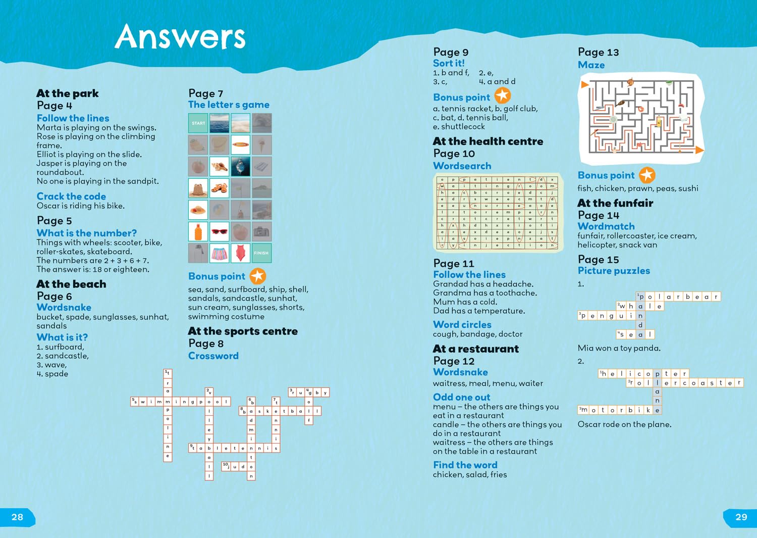 COLLINS 1000 English Words Activity Book 4: Places We Go