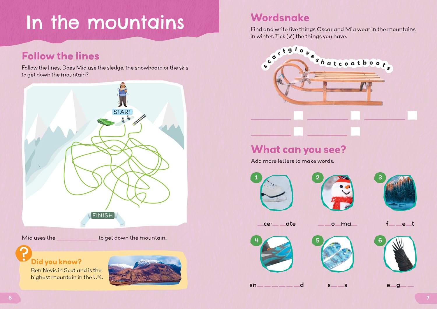 COLLINS 1000 English Words Activity Book 6: The World Around Us