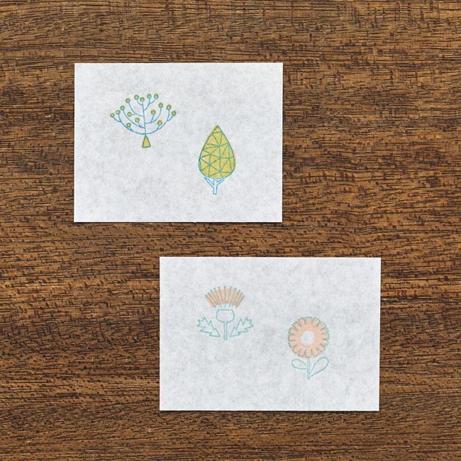 MIZUSHIMA Jizai Clear Stamp Box Coloring Tree