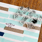 MIZUSHIMA Jizai Clear Stamp Pocket Nan-nidemo Mazari-tai 01