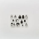 MIZUSHIMA Jizai Clear Stamp Pocket Houses 01