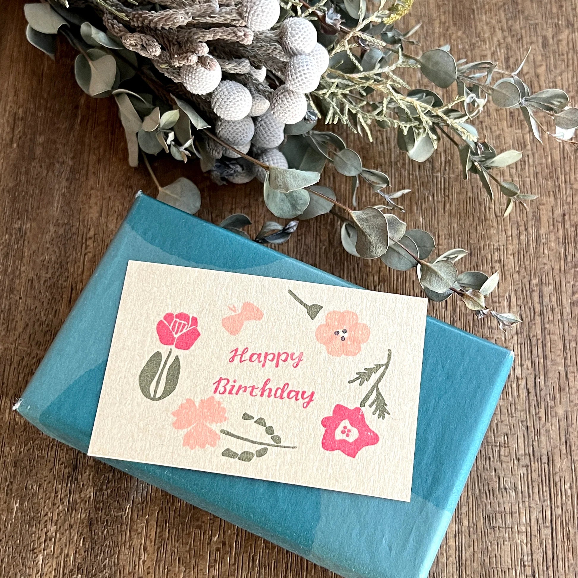 MIZUSHIMA Jizai Clear Stamp Pocket Flower & Butterfly