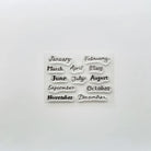 MIZUSHIMA Jizai Clear Stamp Log Date / Month 03