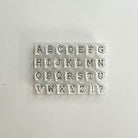 MIZUSHIMA Jizai Clear Stamp Log Alphabet 01