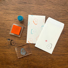 MIZUSHIMA Jizai Clear Stamp Combi Okame