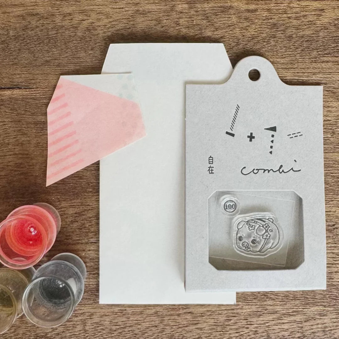 MIZUSHIMA Jizai Clear Stamp Combi Piggy Bank