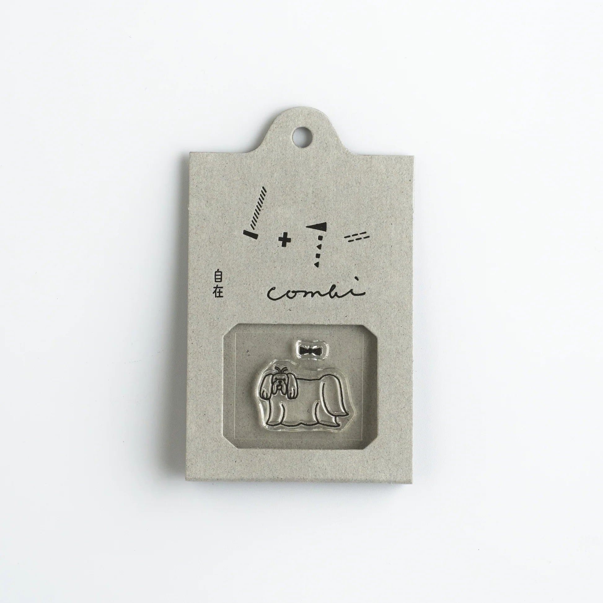 MIZUSHIMA Jizai Clear Stamp Combi Maltese