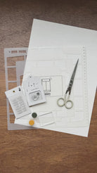 MIZUSHIMA Jizai Clear Stamp Combi Cat & Yarn