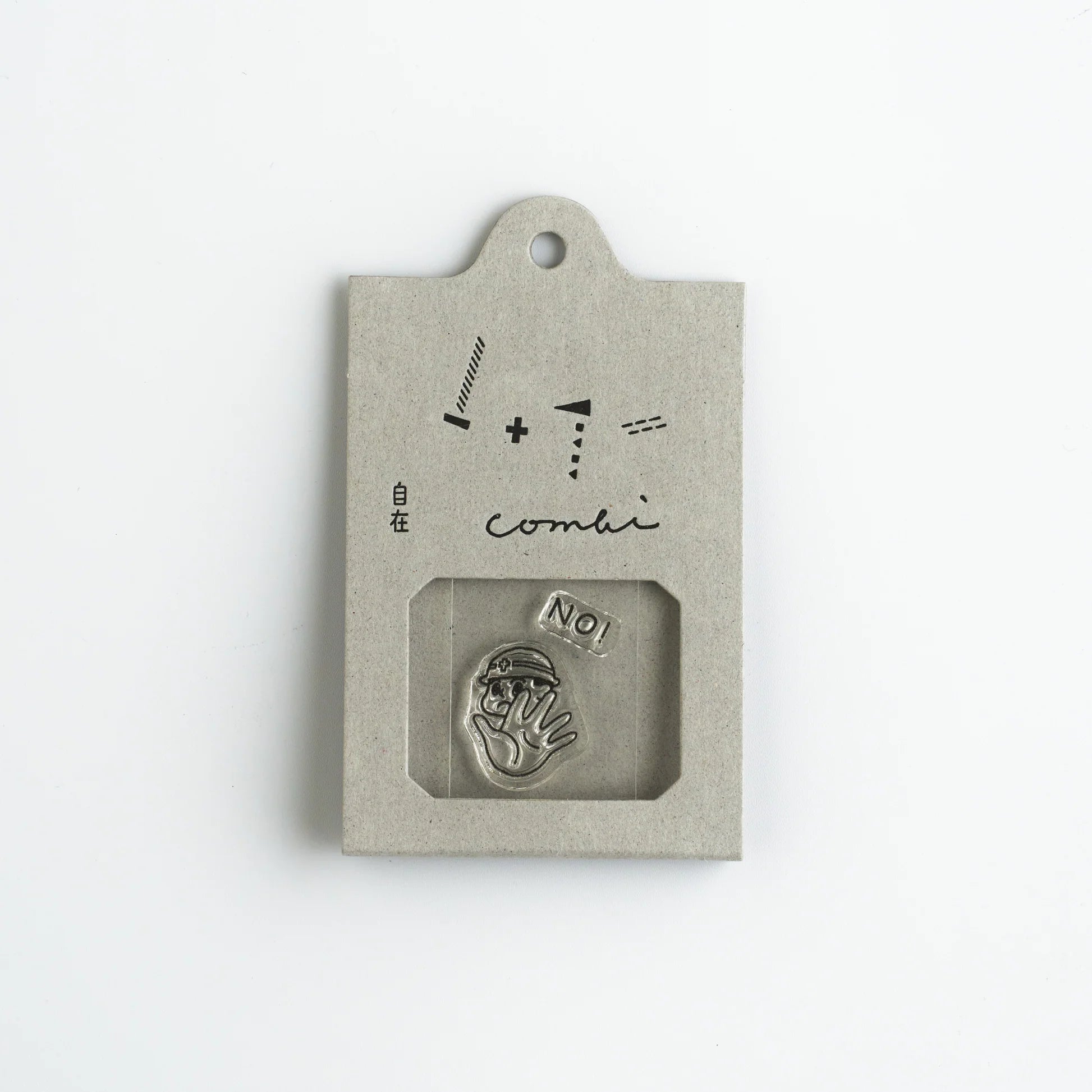 MIZUSHIMA Jizai Clear Stamp Combi Attention