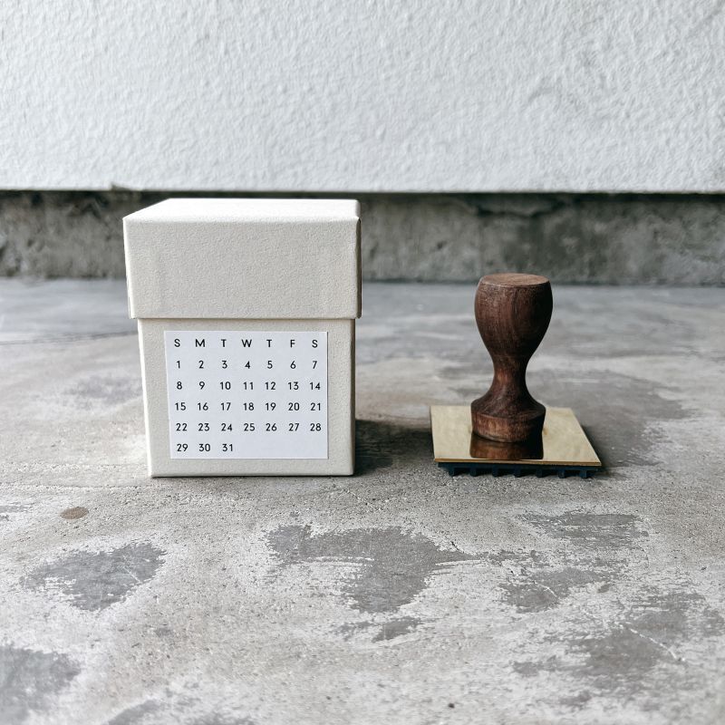 MIZUSHIMA Stamp Perpetual Calendar