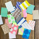 MIZUSHIMA Iroiro Memo Pad Dots & Stripes S