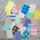 MIZUSHIMA Iroiro Memo Pad Dots & Stripes M