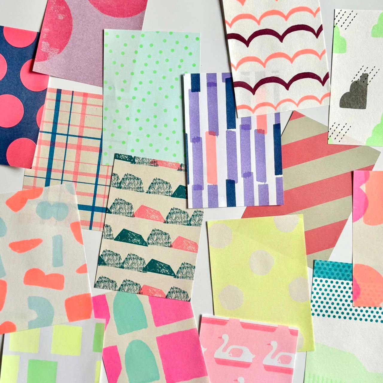 MIZUSHIMA Iroiro Memo Pad Neon M
