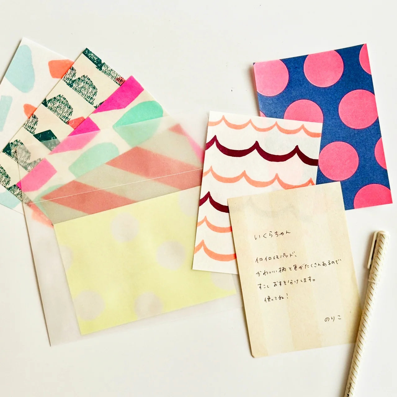 MIZUSHIMA Iroiro Memo Pad Neon M