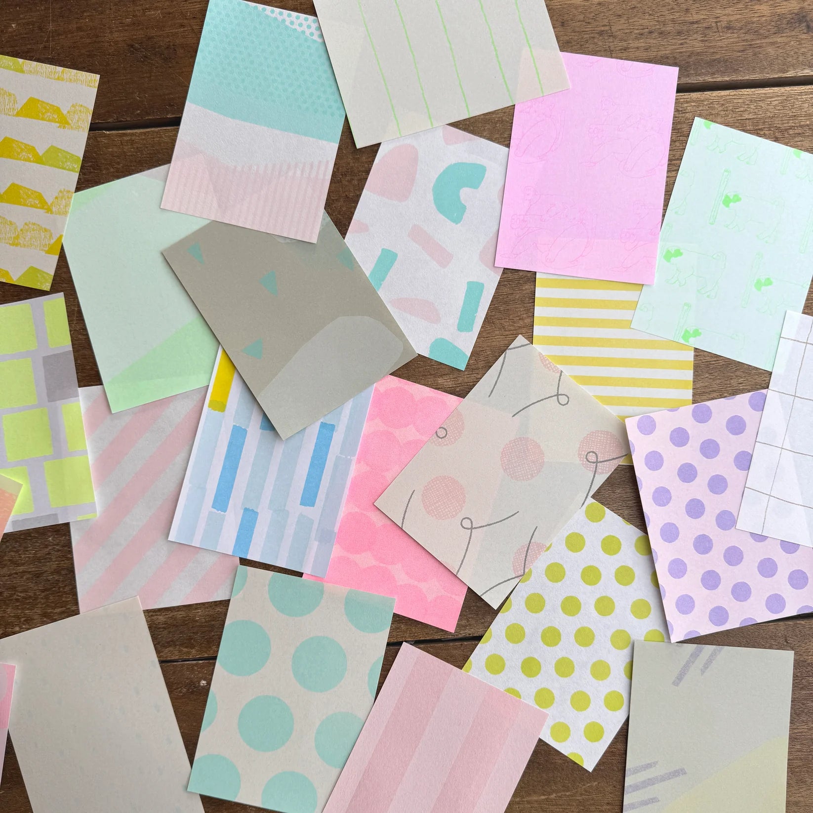 MIZUSHIMA Iroiro Memo Pad Pastel M