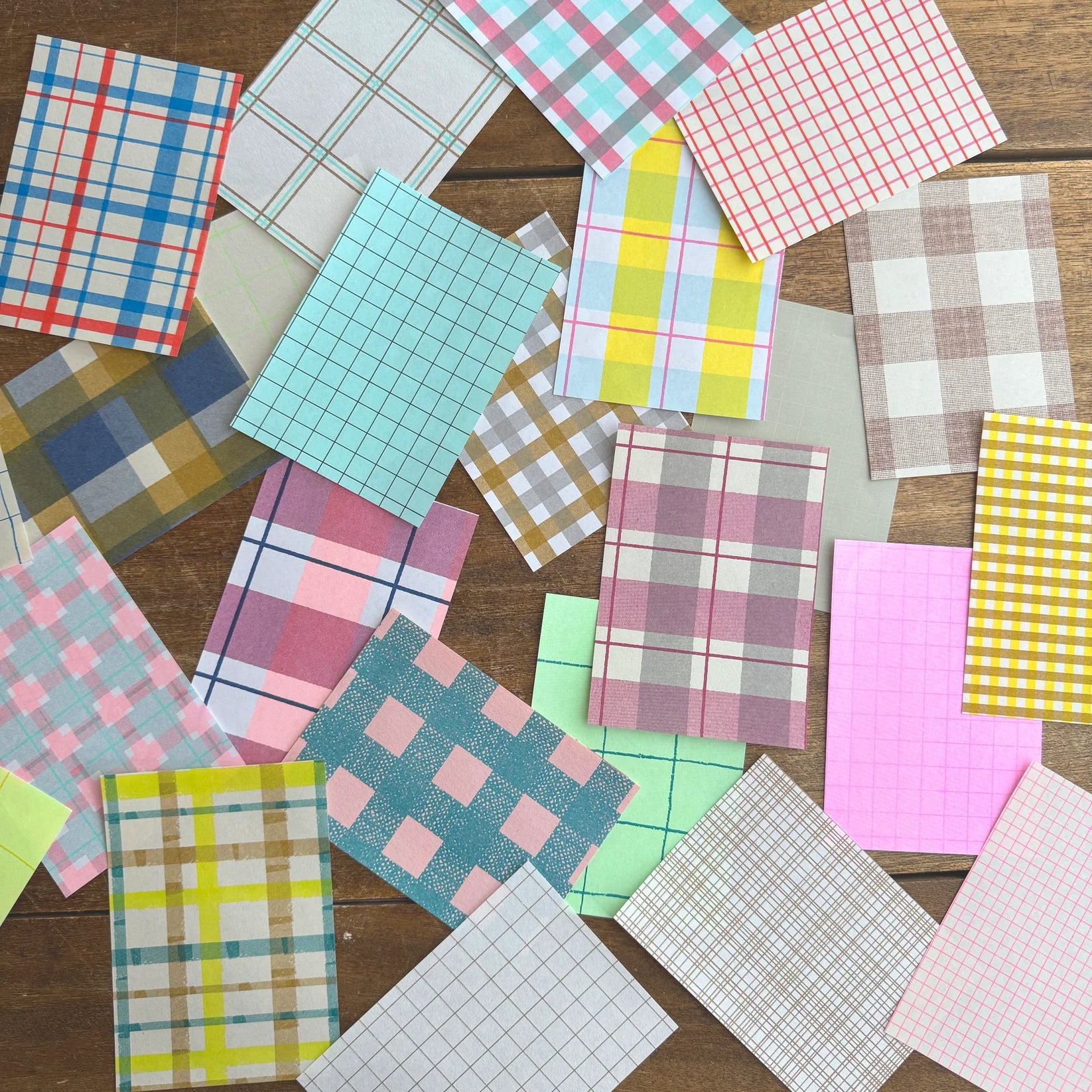 MIZUSHIMA Iroiro Memo Pad Check M