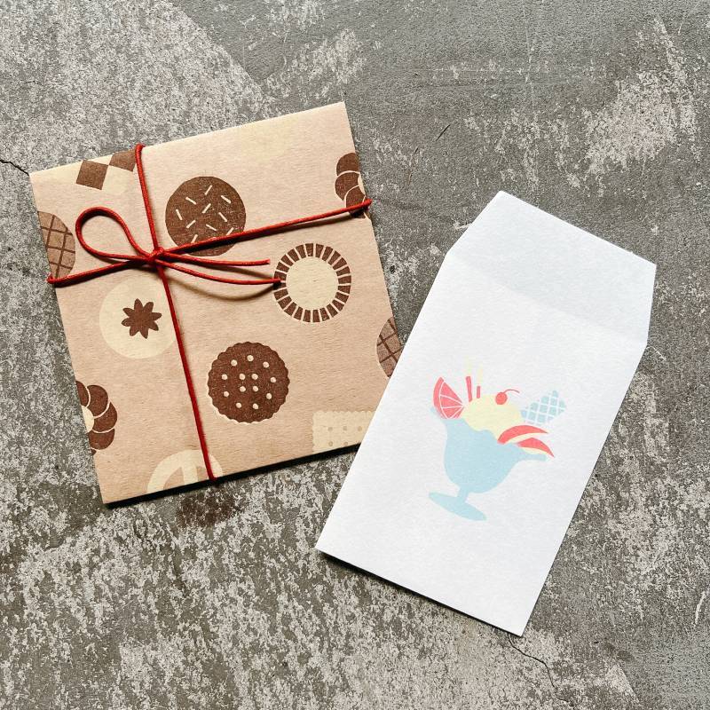 MIZUSHIMA Oyatsu Paper Bag Parfait x Cookies
