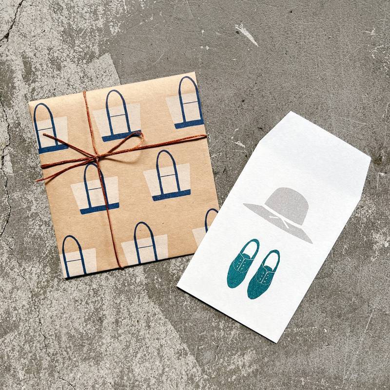 MIZUSHIMA Fukushoku Paper Bag Hat x Tote Bags
