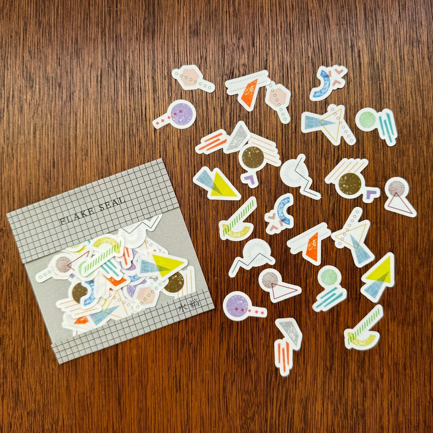 MIZUSHIMA Flake Stickers Shapes 01