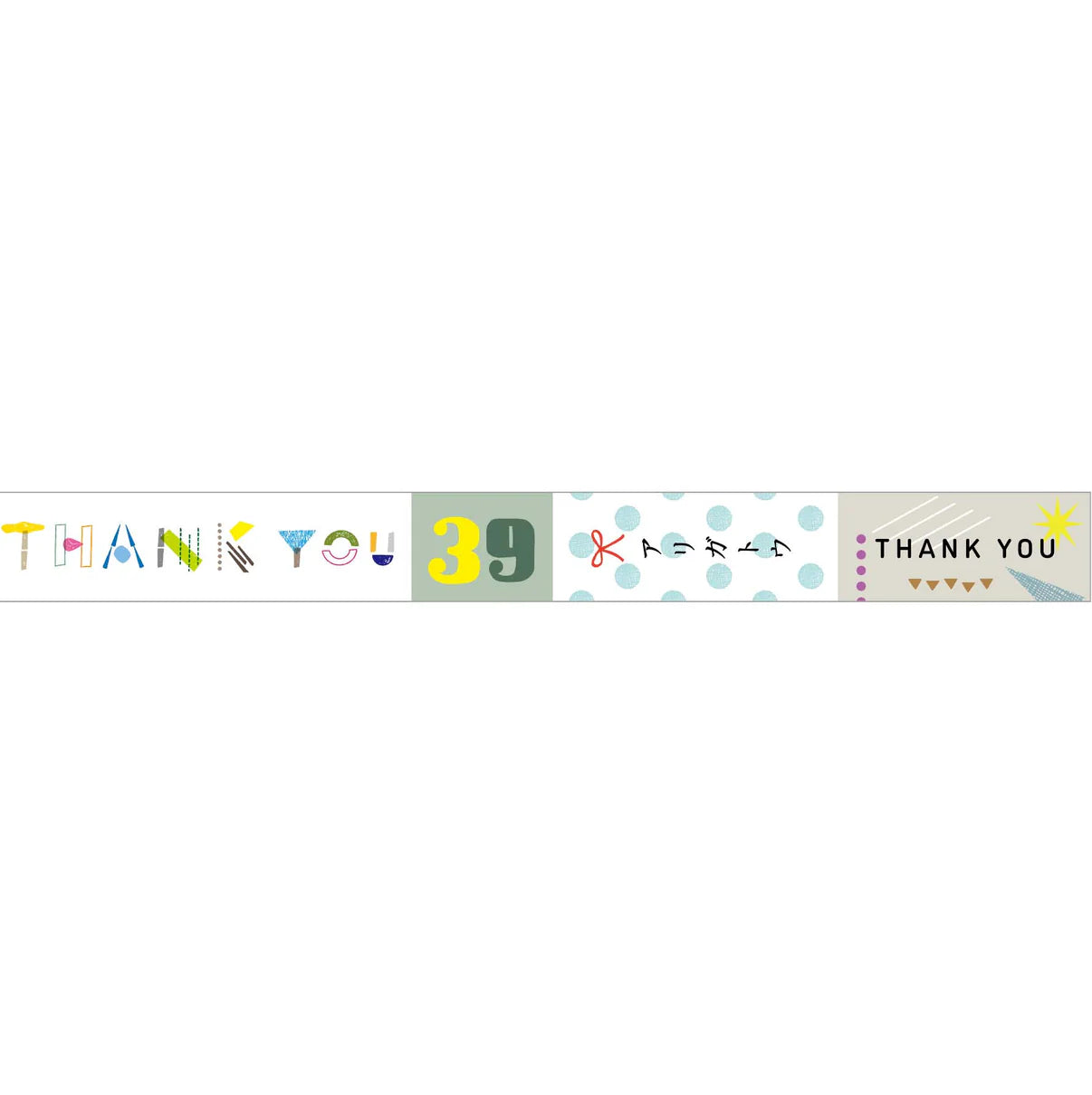 MIZUSHIMA Masking Tape Thank You
