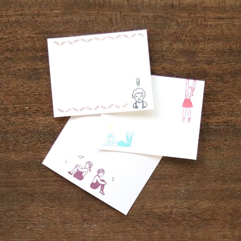 MIZUSHIMA x Masuko Eri Jizai Clear Stamp Box Motif Children