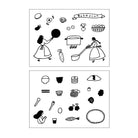 MIZUSHIMA x necktie Jizai Clear Stamp Box Motif Everyday Meals