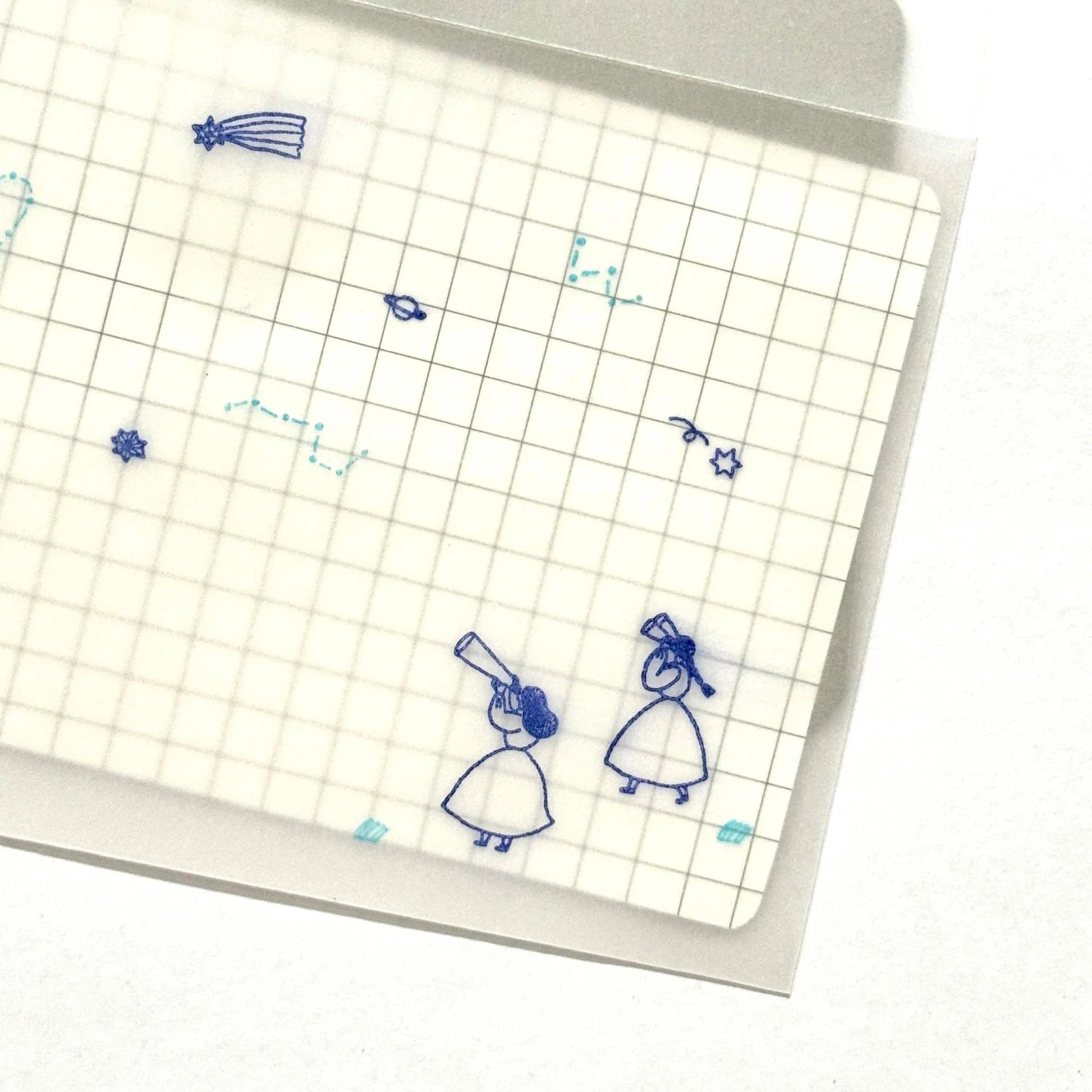 MIZUSHIMA x necktie Jizai Clear Stamp Box Motif Searching for Stars