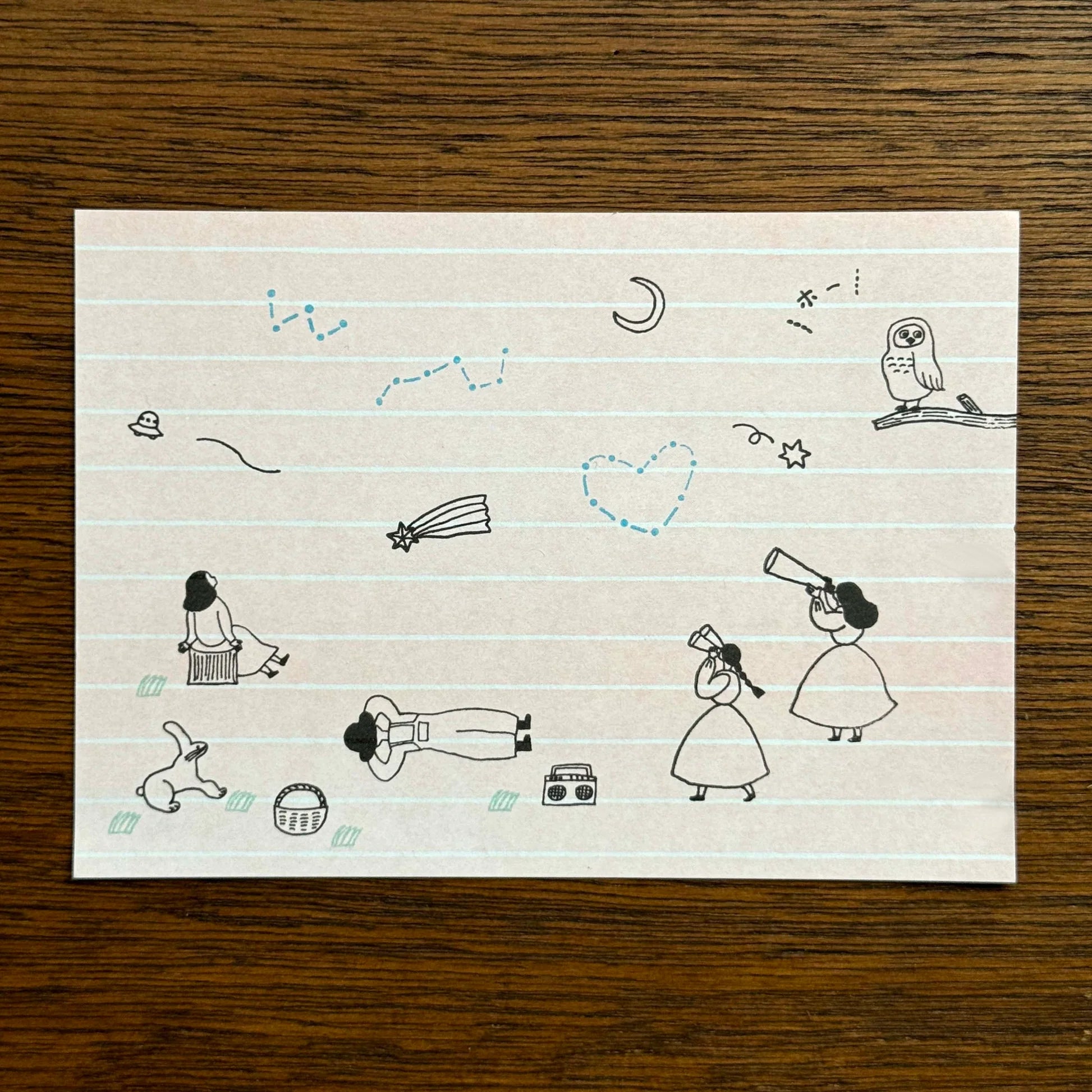 MIZUSHIMA x necktie Jizai Clear Stamp Box Motif Searching for Stars
