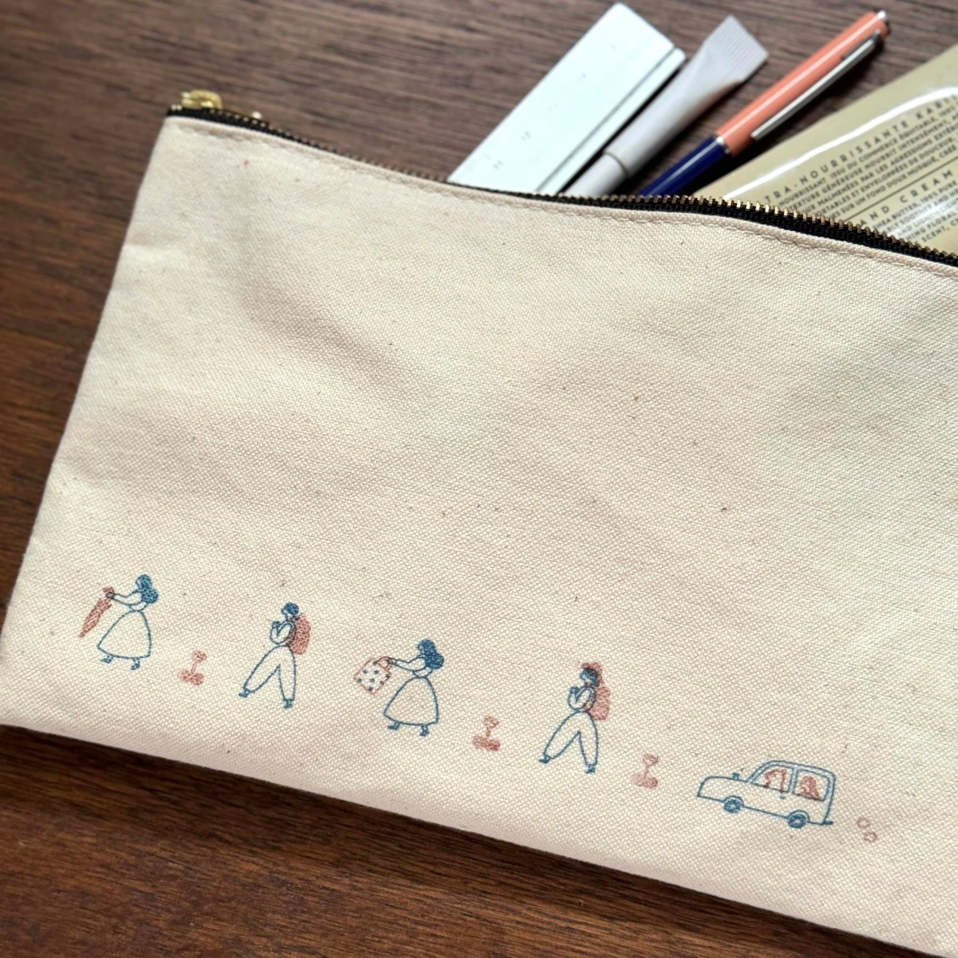MIZUSHIMA x necktie Jizai Clear Stamp Pocket On The Go