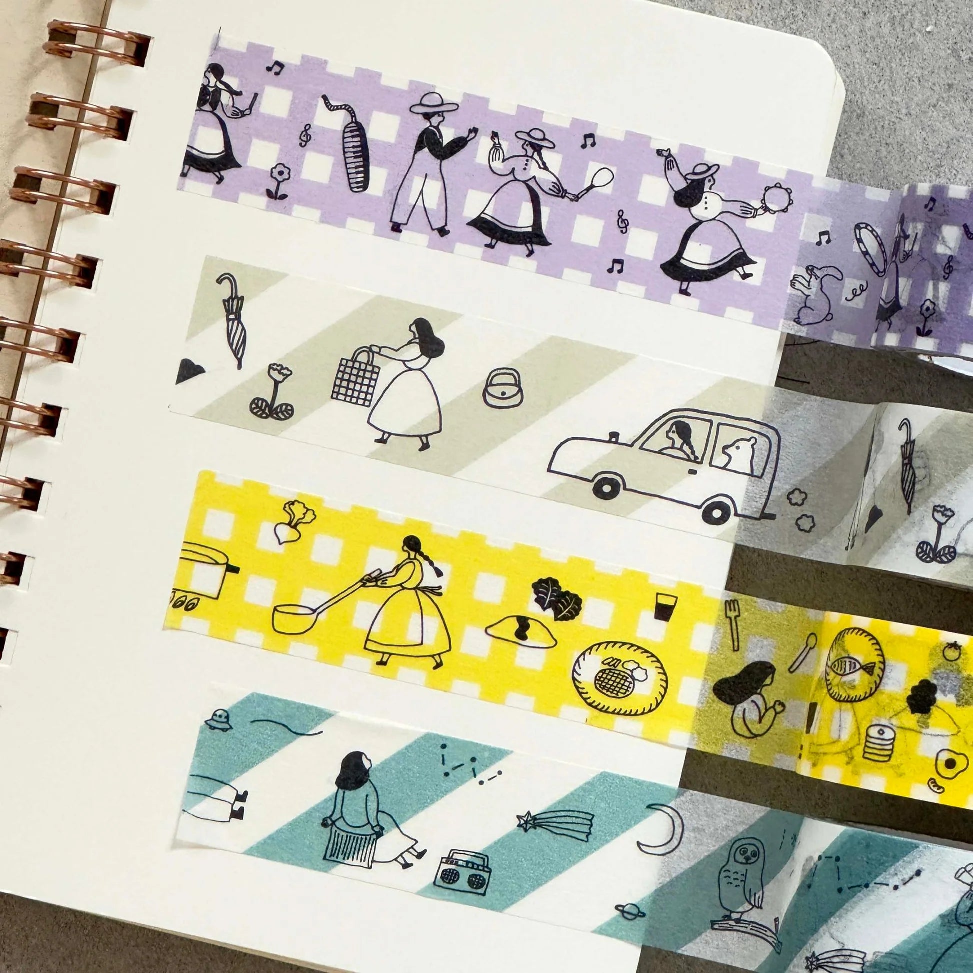 MIZUSHIMA x necktie Masking Tape Everyday Meals