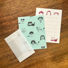 MIZUSHIMA x Shibata Keiko Small Letter Set Cats & Wigs