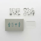 MIZUSHIMA x Tobimatsu Shoichiro Jizai Clear Stamp Box Motif Topping Animals