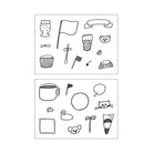 MIZUSHIMA x Tobimatsu Shoichiro Jizai Clear Stamp Box Motif Topping Animals