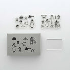 MIZUSHIMA x Tobimatsu Shoichiro Jizai Clear Stamp Motif Daily Life