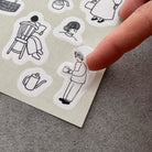 MIZUSHIMA x Tobimatsu Shoichiro Tracing Paper Sticker Motifs of Daily Life