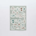 MIZUSHIMA x Tobimatsu Shoichiro Tracing Paper Sticker Cheering Animals