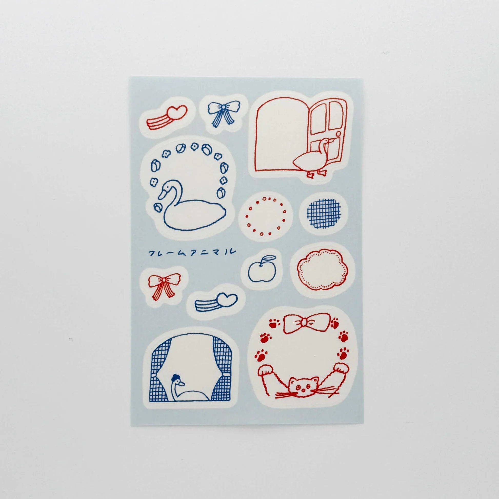 MIZUSHIMA x Tobimatsu Shoichiro Tracing Paper Sticker Frame Animals