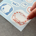 MIZUSHIMA x Tobimatsu Shoichiro Tracing Paper Sticker Frame Animals