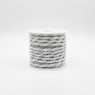 JIPPURI Two-Tone Cord 3M Silver/White