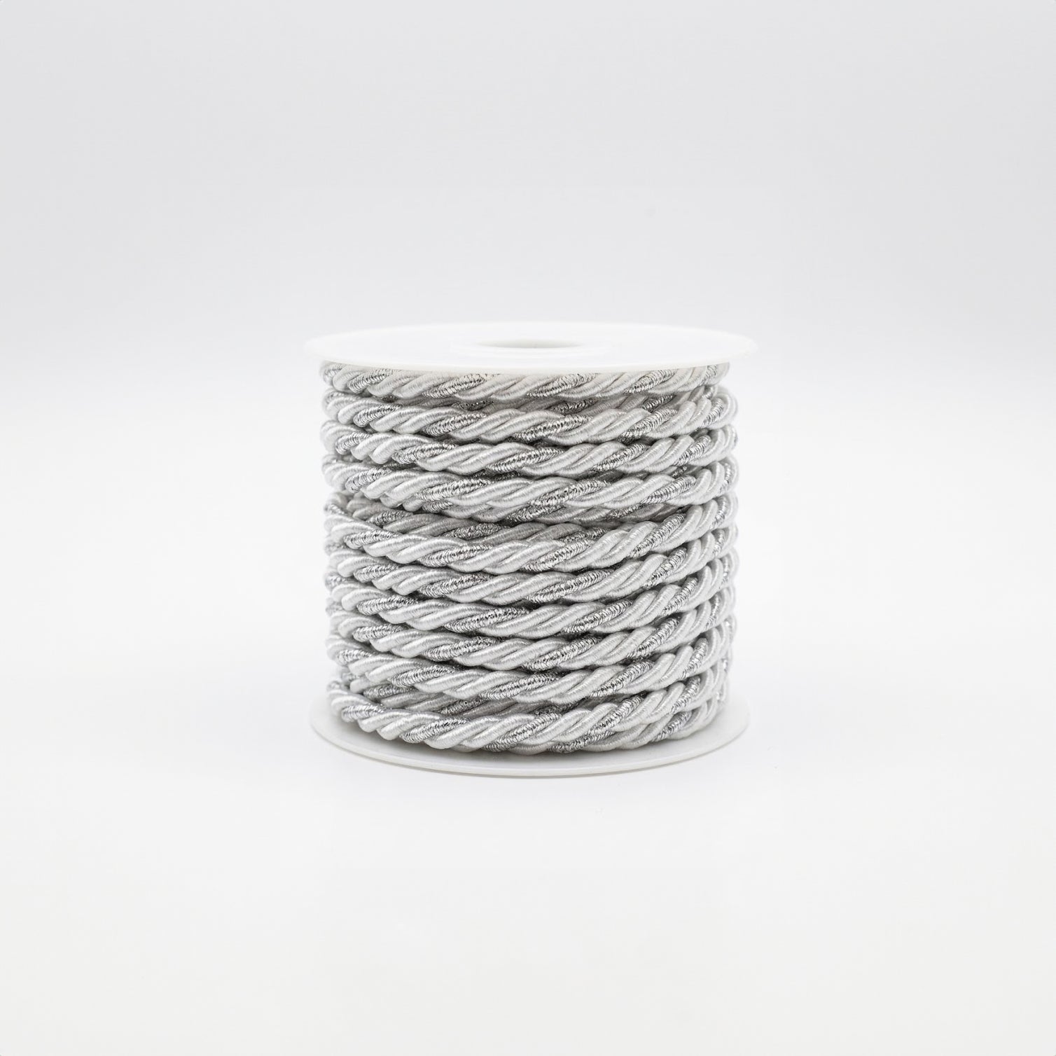 JIPPURI Two-Tone Cord 3M Silver/White
