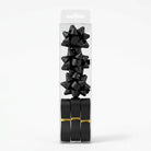 JIPPURI Matte Ribbon & Bow Set of 6 Black