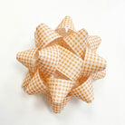 JIPPURI Gingham Bow 3" Orange