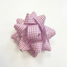 JIPPURI Gingham Bow 3" Purple